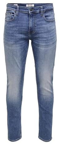 Only & Sons Herren Slim-fit-Jeans Onsloom Slim Jax MBD 9137 DCC DNM Noos