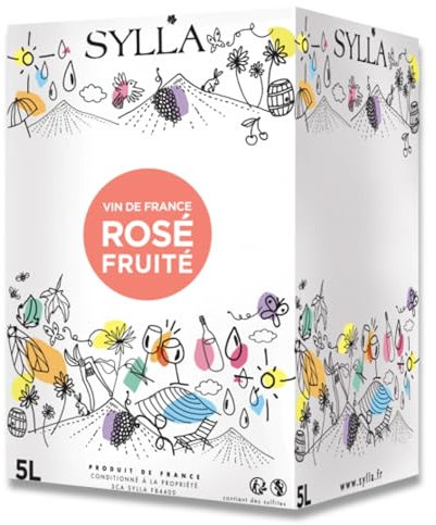 Cubi Rosé Fruité 5L - IGP Med - Sylla