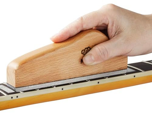 Alnicov Lima per livellare i tasti della chitarra da 6 pollici, per lo strumento di riparazione del liutaio