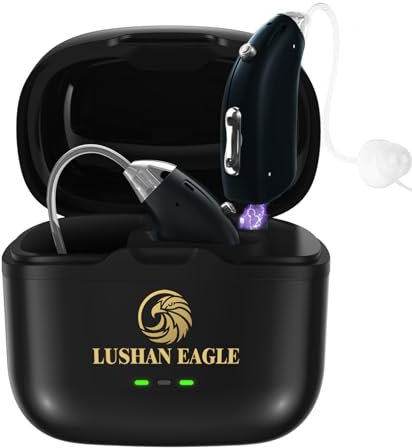 LUSHAN EAGLE Los auriculares amplificadores inteligentes con cancelación de ruido hacen que el sonido sea más fuerte y las guías del tubo de aire recargables del amplificador suenan (Marina de guerra)