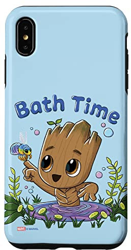 Hülle für iPhone XS Max Marvel Studios Ich bin Groot Bath Time