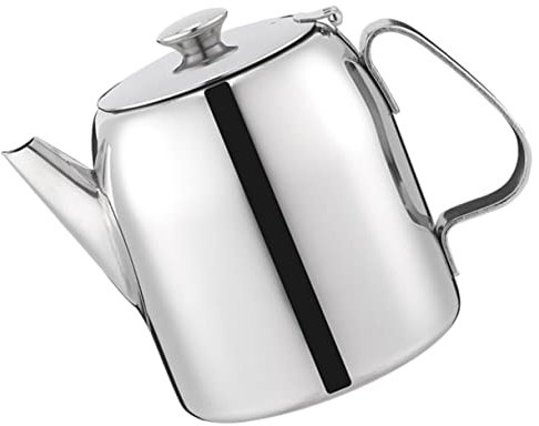 LeGDOr Stainless Steel Teapot Grease Container Stainless Steel Tea Pots Oil Strainer Container Heating Tea Pot Vinegar Travel Tea Kettle Tea Pot with Handle Small Teapot Office Portable