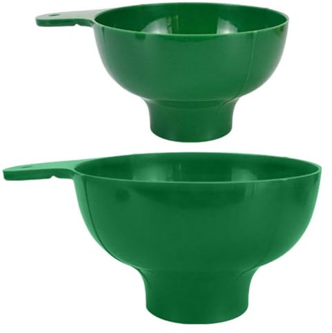 Alipis Embudo Enlatado 2 Piezas Para Frascos Anchos Y Regulares Juegos Embudos Boca Ancha Embudo Tarro Albañil Embudo Plástico Grado Alimenticio Para Transferir