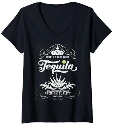 Womens Funny Gift / Costume: Bottle of Tequila T Shirt V-Neck T-Shirt