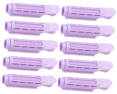 SKISUNO 10pcs Hair Curlers Bangs Roller Clips Root Clips for Curly Hair Volume Lightweight and Easy to Carry for Home and Travel