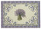 2er Set Gobelin Untersetzer Lavendel Teller Jacquard Matten Servietten