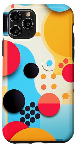 Hülle für iPhone 11 Pro Funky Trendy Retro Abstrakt