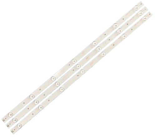 HAJMGUMC Bande de rétro-éclairage LED 620mm, 3 pièces, compatible avec PHILIPS TV 32 pouces, 32PHT4112 32PHT4131 32PHT5301 32PHK4201 32PHH4101/88