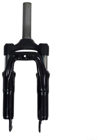 Forcella anteriore per bici elettrica pieghevole, 35,5 cm, assorbimento degli urti idraulico perfetto per qualsiasi terreno (con auricolare)