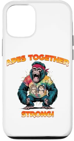 Hülle für iPhone 13 Affen zusammen stark! Meme Stonks Aktienhändler Hodler Degen