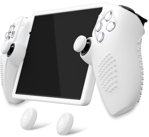 playvital Coque pour PS Portal Manatte Accessoire,Blanc | Housse Protection pour PS Portal Console avec Capuchon Joystick Grip Cover