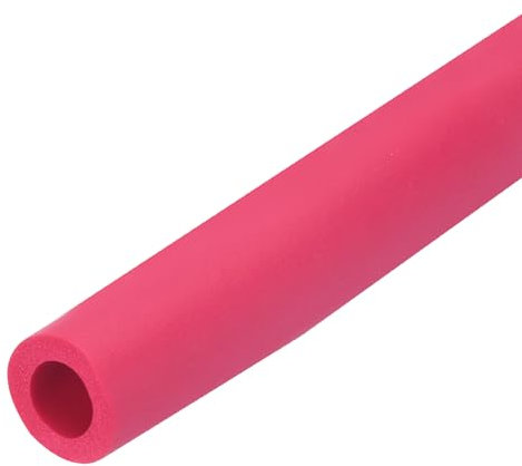 sourcing map Rohrisolierung, Schaumstoffrohr, Isolationsrohr, 12 mm Innendurchmesser, 20 mm Außendurchmesser, Wärmeerhaltung für Griffstütze, Rot