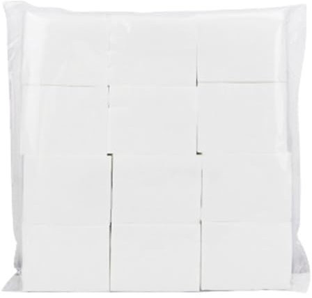 1200 Stück Fusselfrei Nagel Wattepads, Fusselfreie Nageltücher für Vorbereitung und Abschluss der Nail Art Maniküre, Nagellackentferner Wattepads Nail Wipes Pads (Weiß)