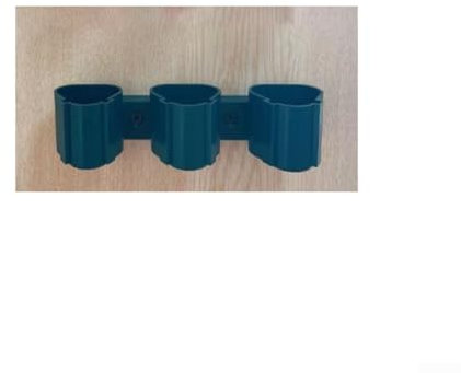 Support de batterie pour Bosch 10 8 V 12 V, rouge bleu, support 3 en 1, fixation murale (bleu)