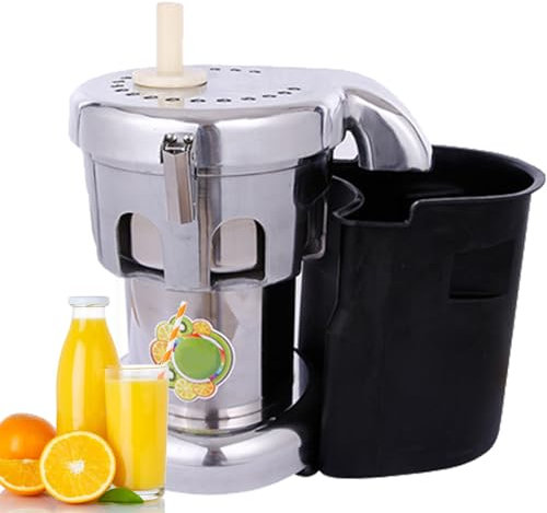 LXWKAI Extracteur de jus à Froid 550 W, Machine d'extraction de jus pour Fruits et légumes Frais, centrifugeuse en Acier Inoxydable avec Sortie Automatique des scories (B)