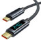 toocki Cable USB C a USB C 240W, 1M Carga Rápida PD 3.1 con Pantalla LED Dinámica y E-Marker, Compatible con MacBook / iPhone 15 / 16 Pro MAX / Carplay