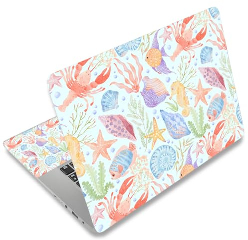 icolor Laptop Skin Aufkleber Folie Cover Vinyl Aufkleber für 13 13,3 14 15 15,4 15,6 Zoll Notebook Schutzfolien Laptop Selbstklebend Kunst Dekorative Schutzhülle (Skin070)