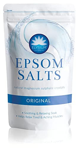 Elysium Spa Natural Original Epsom Salts, White, 450 G