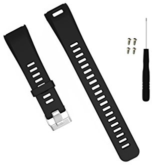 XBERSTAR Ersatz-Uhrenarmband für Garmin Vivosmart HR, verstellbar, weiches Silikon, Ersatzarmband für Vivosmart HR Smartwatch