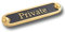 The Metal Foundry Private Metal Door Sign. Traditional Style Home Decor Accessories Door Or Wall Brass Plaque. Handmade In England.