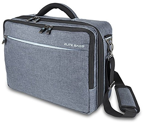 ELITE BAGS - Streets Pflegetasche | grau bitone | praktisch | übersichtlich | verstaubares Rucksacktragesystem