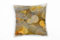 Paul Sinus Art Abstrakt, Gold, braun, Kreise Deko Kissen 40x40cm für Couch Sofa Lounge Zierkissen - Dekoration zum Wohlfühlen