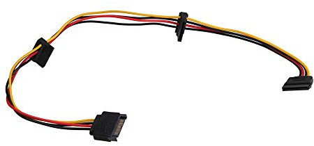 Akyga AK-CA-41 SATA Male to 3x SATA Female Adapter Power Cable 3 x 15 cm