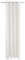 Startex Ösenschal Vorhang Weiß Uni Blickdicht Lichtdurchlässig HxB 245x145 cm - Dekoschal Gardine