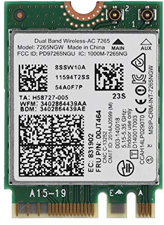 Drahtlose Netzwerkkarte für Dualband Wireless-AC 7265 Dualband Wireless 867M-Netzwerkkarte + Bluetooth 4.0