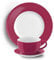 Dibbern SONDERAKTION Solid Color - Kaffeetasse m.U. 0,25 + Teller 21 cm - himbeere - NEU
