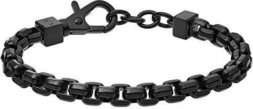 Armani Exchange Herrenarmband aus Edelstahl mit Karabiner-Verschluss