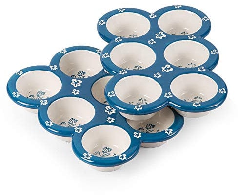 Wisenvoy Muffinform, Cupcake-Form, Keramik, Muffinform, Cupcake-Form, Popover-Pfanne, antihaftbeschichtet, 6 Cupcake-Bleche