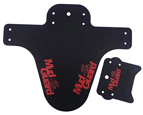 Parafanghi Downhill, paraspruzzi con 4 fascette per cavi, anteriore e posteriore, compatibile con Mudguard, accessori per bicicletta Mud Guard