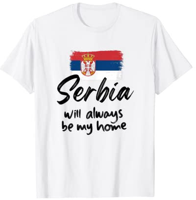 Serbien Flagge Serbien Serbien Stolz Herz T-Shirt