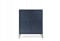 mb-moebel Moderne Kommode Sideboard Schrank Highboard Goldene Türgriffe | Wohnzimmer, Esszimmer, Flur & Diele - 104x125x39 - Melody I Dunkelblau