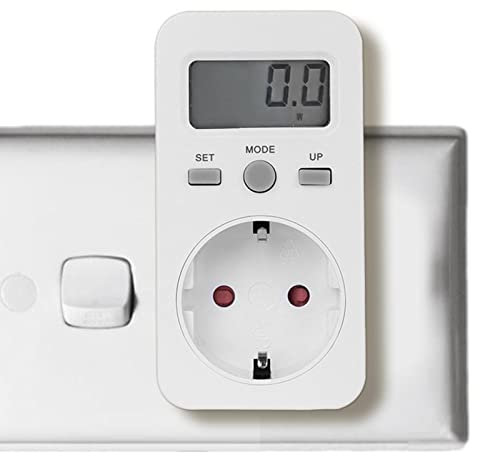 Moniteur D'utilisation D'électricité, consommation d'énergie Mètre Wattmètre Prise Mètre Puissance, Moniteur Consommation D'énergie Domestique, Surcharges Protection
