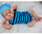 Lonian 49cm Schlafende Baby Mädchen Puppe für Kinder Spielen Spielzeug Geschenke (Full Vinyl Body)