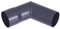 Renoplast® R50 Aluminium Fallrohrbögen | Ecke 87º DN 40mm Graphit | Dachrinnen Regenrinne Dachentwässerung Blechkantprofile | Gartenhaus Carport Terrasse Balkon-Steckrinne | Rinne für Dach