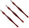 Cuticule à Ongles Fourches, 3 Pcs Cuticules Trimmer Pusher, Double Tête Pousseurs Cuticulaires, Nail Art Fourche, pour Manucure, Pédicure