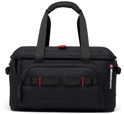 Manfrotto Pro Light Cineloader Large Shoulder Bag Camcorder & Cinema Bag Professional Video Dedicated Features Top Access Dark Grey Size Large, Nero , Cineloader S