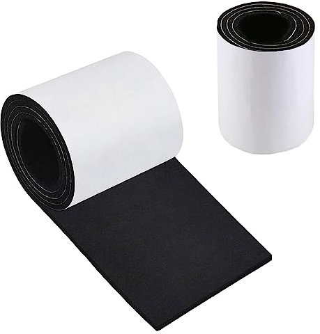 Filzgleiter Selbstklebend 40 * 200 cm Stark Klebend Filzstreifen Selbstklebende Filzgleiter Schwarz 2mm Möbelgleiter Schutzschicht Schneidbar Filz für Couch, Tischbeine, Stuhlmöbelfüße