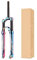 ZECHAO MTB Luft Federgabel,120mm Federweg 27.5/29 Magnesiumlegierung Mountainbike Gabel 1-1/8 Schnellspanner 9mm Gerades Rohr Fahrrad Federgabel (Color : Multicolour, Size : 29inch)