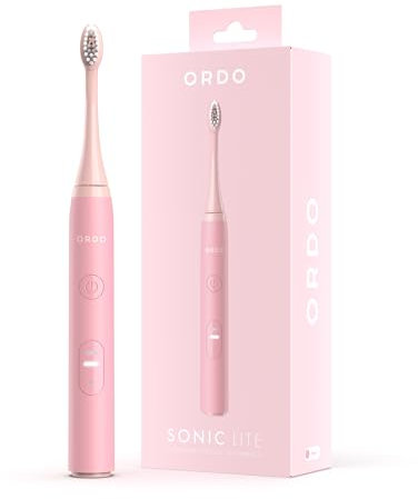Ordo Lite Sonic Brosse à dents électrique avec 35 000 impulsions par min, double modes, batterie de plus de 5 semaines, minuterie intelligente, étanche, USB C, pétale