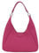 O Bag - Borsa shopper O bag ginevra in poliuretanica, fucsia (17 X 30 X 13 cm)
