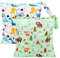 Encuryna Windeltasche Wetbag,2 Stück Wetbag Kindergarten Nassbeutel Kindergarten,Wäschebeutel Kindergarten Wiederverwendbare Wet Bag Organiser Beutel Waterproof Dry Wet Bag