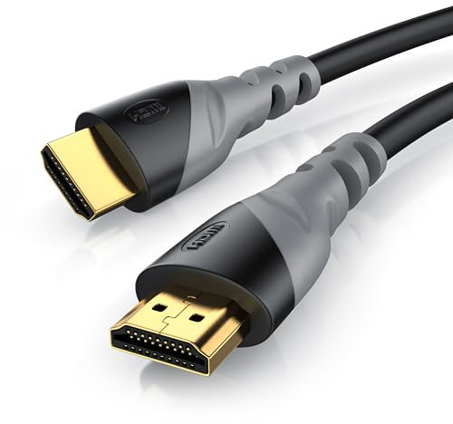 CSL - 16k 8k HDMI Kabel 2.1-5m - 16k@30Hz 8k@60Hz 4k@120Hz - UHD II - Ultra High Speed Ethernet 48Gbps - HDMI 2.1 8k 16k / 2.0 4k - HDR 10+ eARC 3D VRR - Gaming TV PS5 Xbox