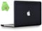 UESWILL Coque rigide et mate pour MacBook Pro 15 modèle A1286 2008-2012 avec CD-ROM, lisse et mate + chiffon de nettoyage en microfibre Noir