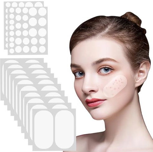 80 Pièces Patch Bouton Hydrocolloïdes, Patchs Contre l'acné Invisible pour Visage Menton ou Corps, Pimple Patchs Pox Avoir Huiles D'arbre à Thé et de Calendula pour Tous les Types de Peau, Unisexe