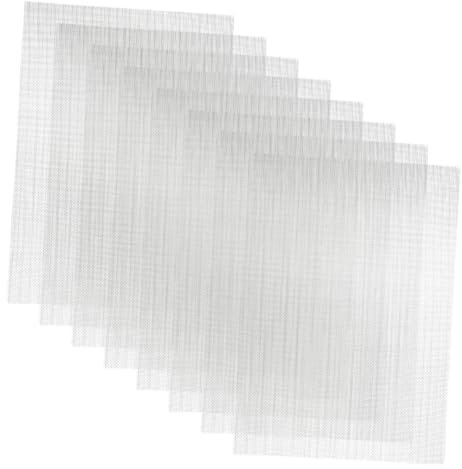 SOLUSTRE 8stücke Edelstahl Drahtgitter Feinmaschiges Maschensieb Aus Edelstahl Für Belüftungstüren Und Fenster Effektiver Schutz Vor Schmutz