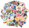 Sticker Aufkleber,100 Stück Minecraft Stickers for Kids Vinyl Wasserfeste Tier Stickers Set für Water Bottle, Auto, Skateboards, Laptop, Kühlschränke, Fahrräder, Gepäck, Telefon und mehr